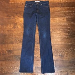 J Brand Mid Rise Straight Leg Jeans